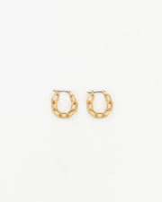 CHAIN HUGGIE EARRINGS