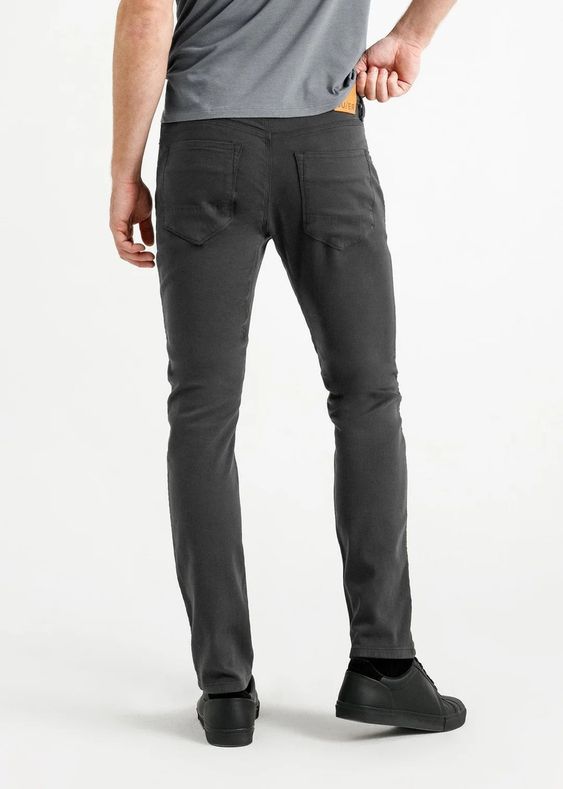 MEN'S NO SWEAT STRAIGHT PANT - SLATE