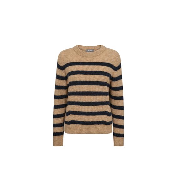 WOMEN'S MMTHORA STRIPE KNIT CREWNECK