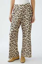 WOMEN'S LEOPARD PRINT TROUSERS