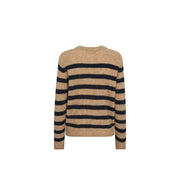 WOMEN'S MMTHORA STRIPE KNIT CREWNECK