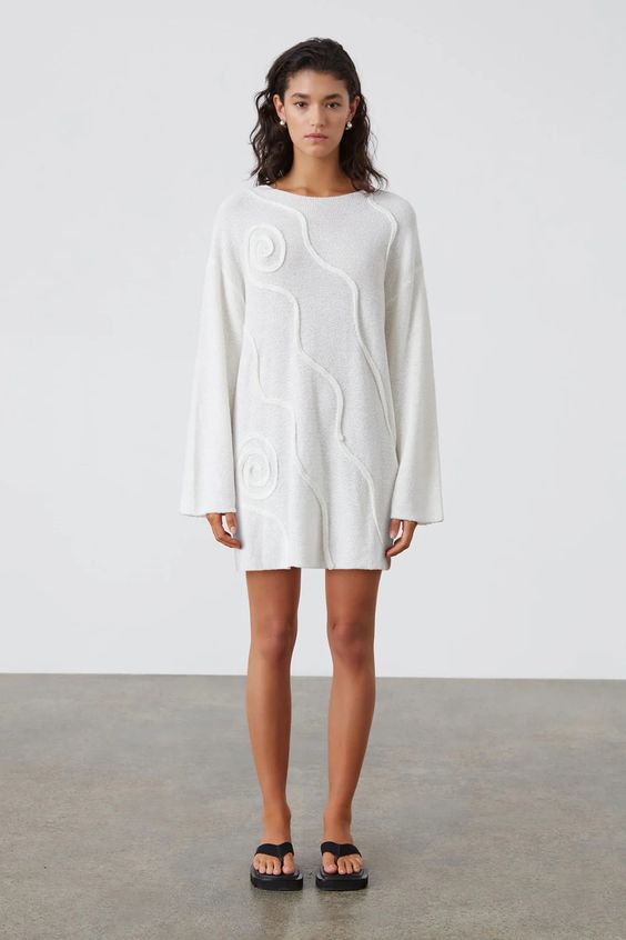 WOMEN'S SHEA ORGANIC COTTON SWIRL TUNIC DRESS