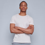 MEN'S SLUB RAW EDGE CREW TEE