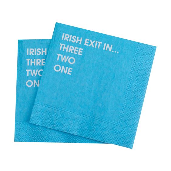 NOT YOUR BASIC COCKTAIL NAPKINS