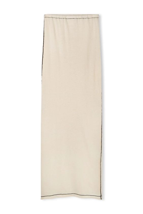 WOMEN'S STONE CONTRAST SKIRT