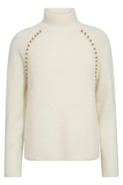 WOMEN'S ZORA BEAD HIGH NECK KNIT