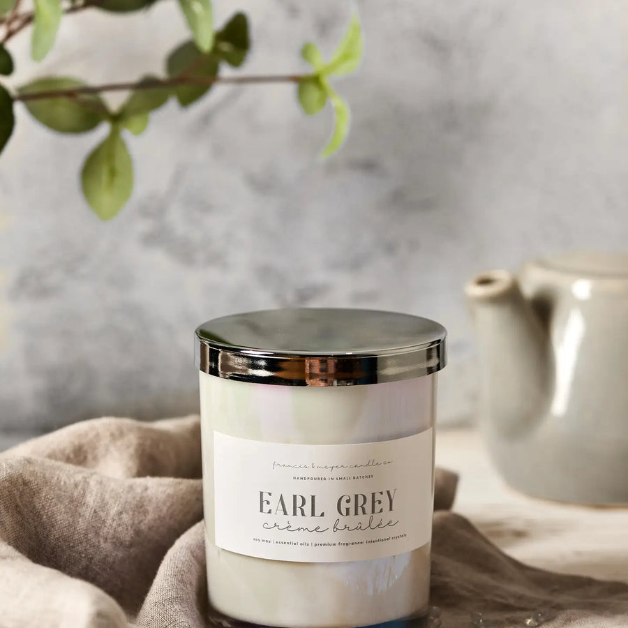 THE EARL GREY CREME BRULEE SOY CANDLE