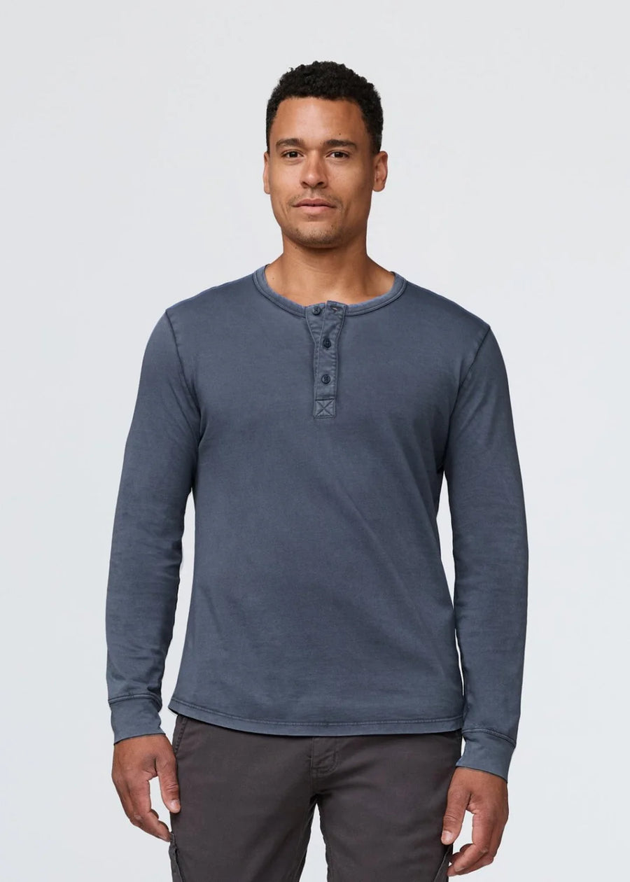 MEN'S PURE PIMA VINTAGE HENLEY