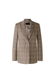 WOMEN'S PLAID BLAZER