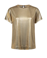 WOMEN'S NIVOLA O-NECK METALLIC TEE