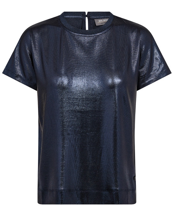 WOMEN'S NIVOLA O-NECK METALLIC TEE