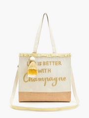 CHAMPAGNE FOREVER TOTE