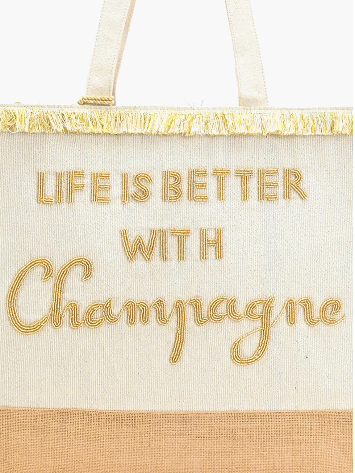 CHAMPAGNE FOREVER TOTE