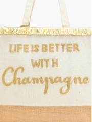 CHAMPAGNE FOREVER TOTE