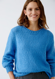 WOMEN'S PULLOVER WITH WOOL AND MOHAIR