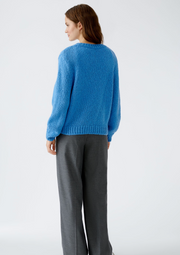 WOMEN'S PULLOVER WITH WOOL AND MOHAIR