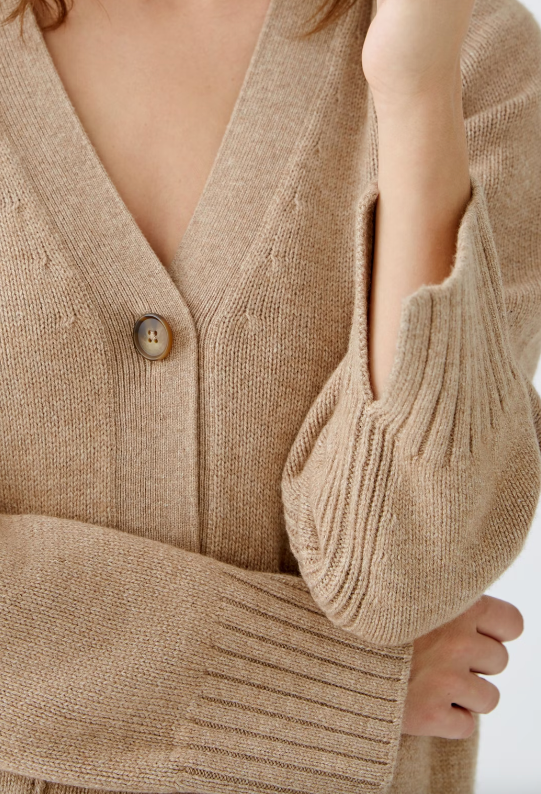 WOMEN'S CARDIGAN WOOL BLEND