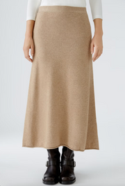 WOMEN'S KNITTED WOOL SKIRT - MODAL BLEND