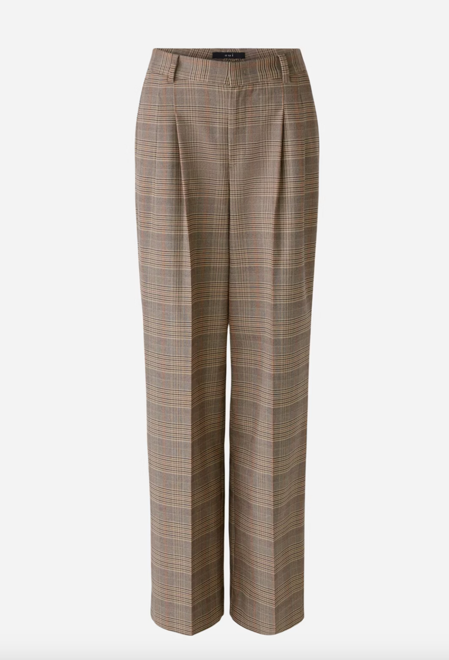 WOMEN'S PLEATED TROUSERS WITH VISCOSE AND COTTON