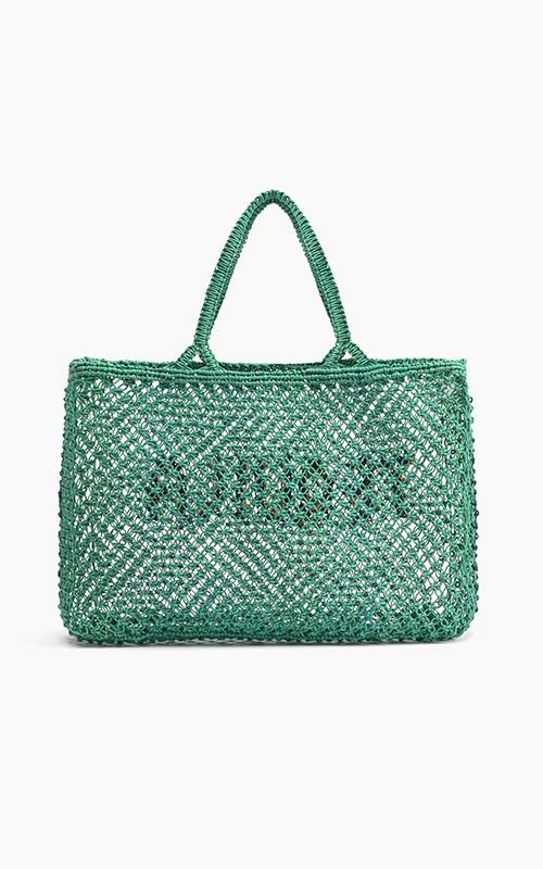 TEQUILA MACRAME JUTE TOTE BAG