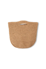 NATURAL ROUND STRAW BAG