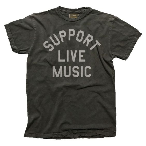 SUPPORT LIVE MUSIC TEE