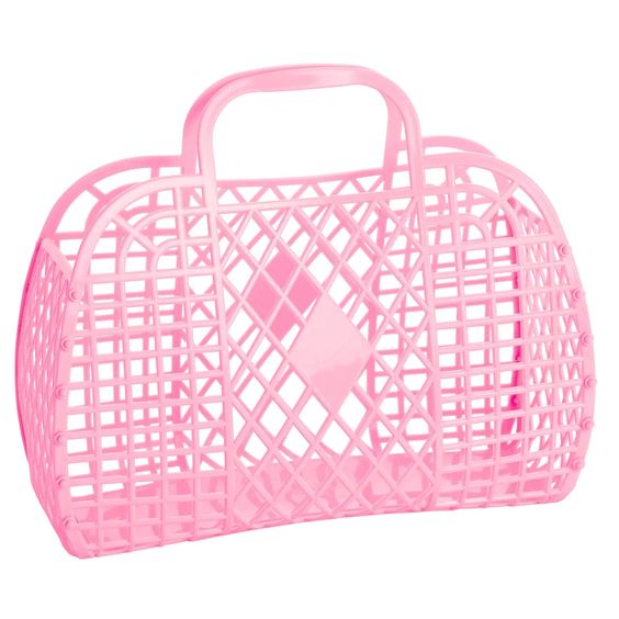 RETRO BASKET LARGE JELLY BAG