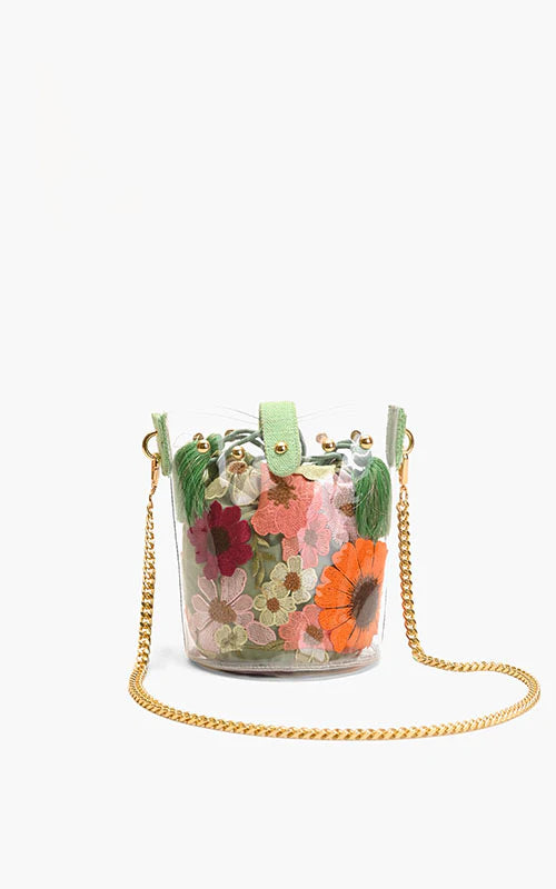 DREAMY ROSE GARDEN BUCKET BAG