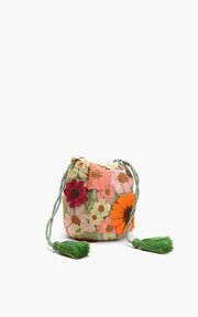 DREAMY ROSE GARDEN BUCKET BAG