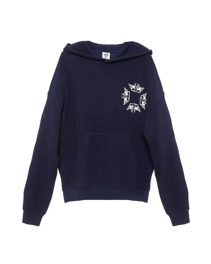 WOMEN'S NAVY PAMELA V3 RACER HOODIE