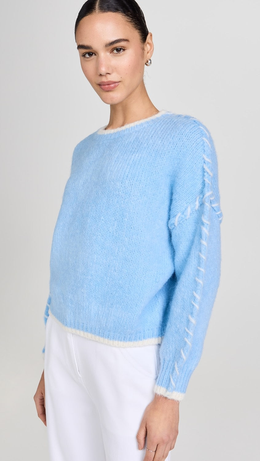 WOMEN'S STICH DETAIL SWEATER