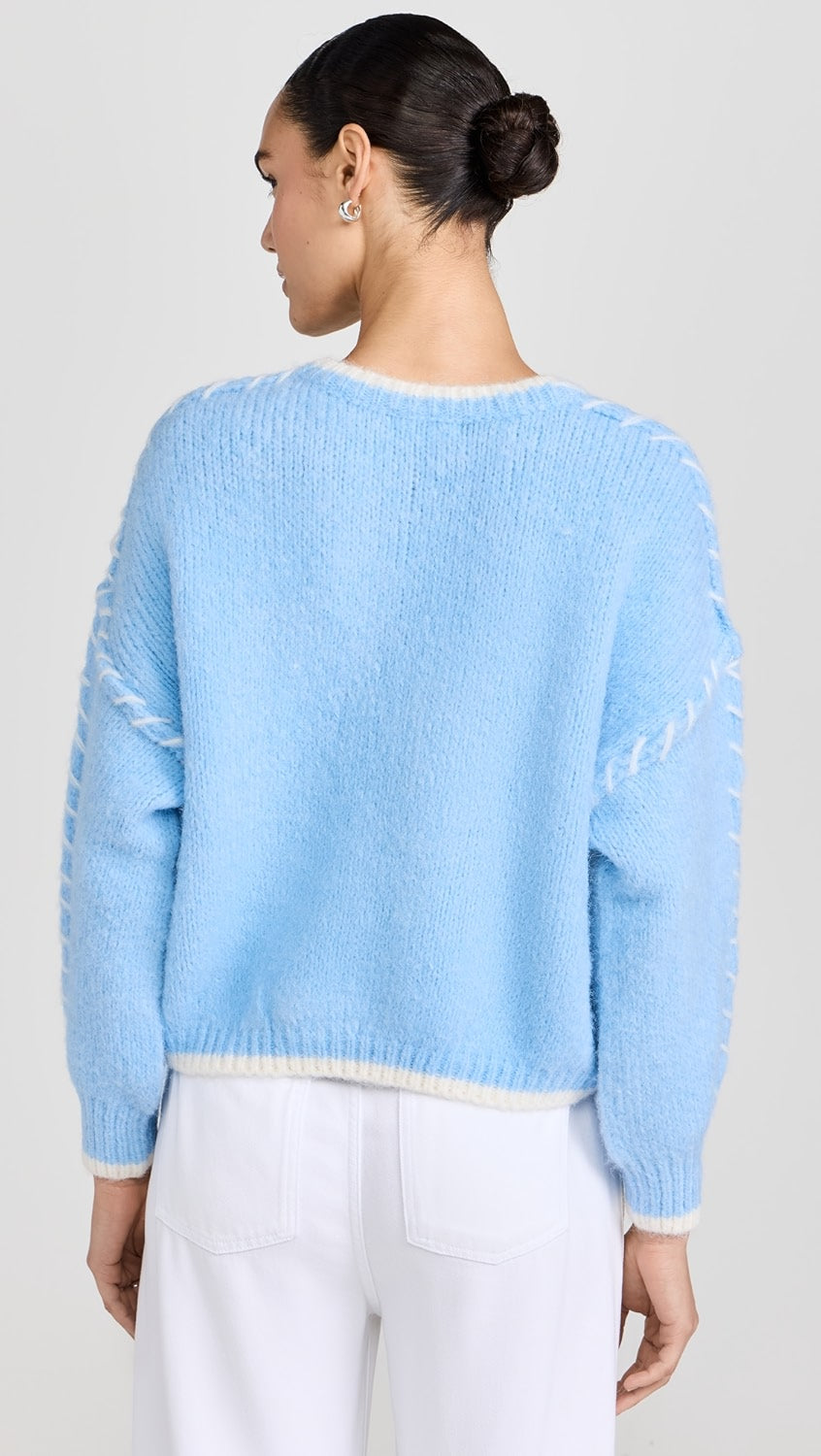 WOMEN'S STICH DETAIL SWEATER